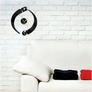 6 and 12 Number DIY 3D 2mm Acrylic Wall Clock (18*18 inches)