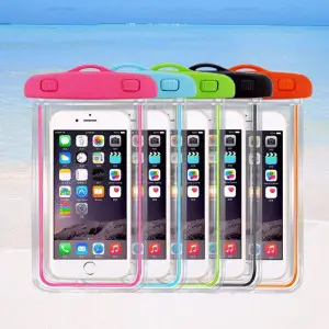 Mobile Waterproof Pouch With Neon Light