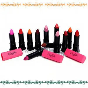 Pack of 12: Long Lasting Lipsticks