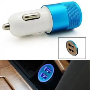 USB Car Charger Dual 2.1A + 1A 2 Port