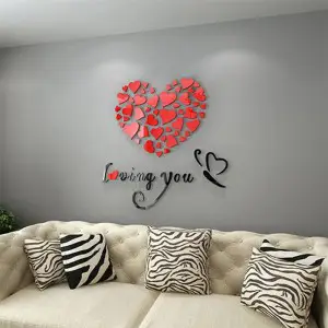Loving You DIY 3D 2mm Acrylic Wall Art (48 Inches)