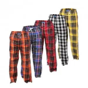 Comfortable Checkered Pajamas For Him (Set of 4)