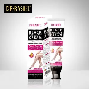 Dr. Rashel Black Charcoal Hair Removal Legs Arms Underarm Cream