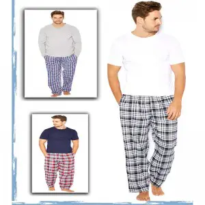 Mens Checkered Pajama (Pack of 5)