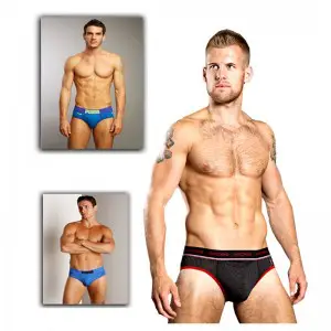 3 pcs Multicolor Jersey Underwear for Men