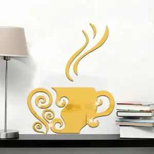 Tea Cup DIY 3D 2mm Acrylic Wall Art (30*30 inches)