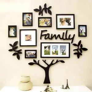 Unique Family Tree (Large Size) DIY 3D 2mm Acrylic Wall Art (60*60 inches)