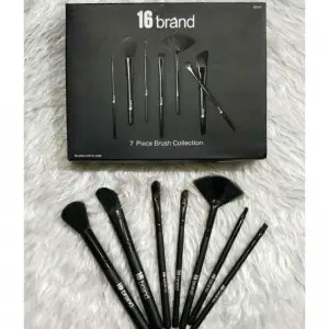 16 brand 7 piece brush collection