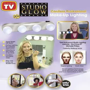 Studio Glow LED Mirror Makeup Light