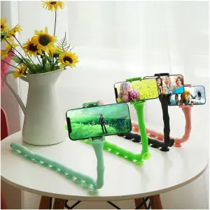 Flexible Cute Worm Lazy Mobile Cell Phone Holder