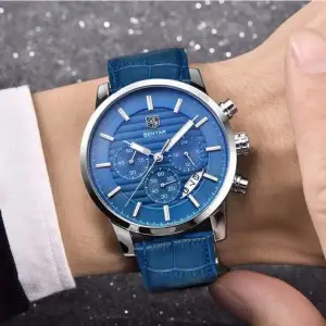 BENYAR Exclusive Chronograph Edition Blue Dial & Leather (BY-972)