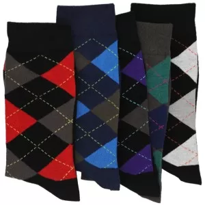 6 Pairs Pack – Cotton Stretchy Dress Socks for Men/Boys