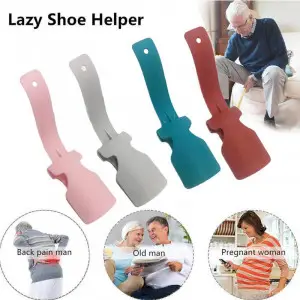 2 Pcs Lazy Shoe Helper Unisex Handled Shoe Bucket Easy Put On And Take Off Shoes