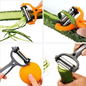13 in 1 Multi-functional 360 Degree Rotary Kitchen Tool (Grater-Peeler-Slicer-Cutter)