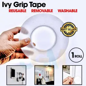 Magic Reusable Double Side PU Gel Tape IVY Grip Tape (5 Meter)
