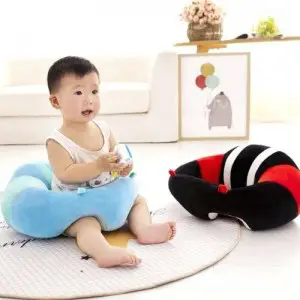 Baby Support Seat Plush Soft Baby Sofa Red
