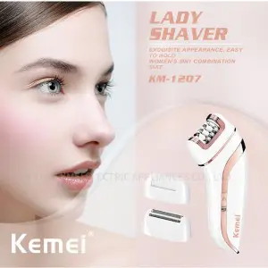 KEMEI KM-1207 Household 3 in1 lady care electric shaver