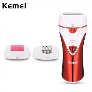 Kemei 3 in 1 Electric Shaver Epilator For Women KM-1107