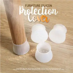Furniture Silicon Leg Caps Protection Cover (16pcs)