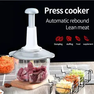 Vegetable And Meat Hand Pat Chopper Masher