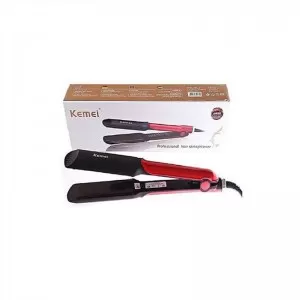 Kemei Professional Hair Straightener with Digital temperature control (KM-531ORG)