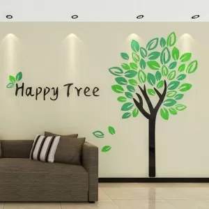 Happy Tree DIY 3D 2mm Acrylic Wall Art (48x48 inches)