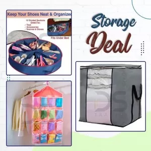 Storage Deal- Round Shoe Organizer 16 pocket Organizer Storage Bag