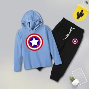 Captain America Hooded Tracksuits For Kids