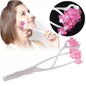 Facial Face Up Roller Massager for Slimming Remove Chin Neck Beauty Tools 2-in-1