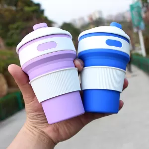 Silicone Collapsible Cup | Reusable Travel Coffee Mugs