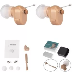 Axon K 188 ITE Hearing Aid And Voice Amplifier and Hearing Solution - Ala Samat (Beige)