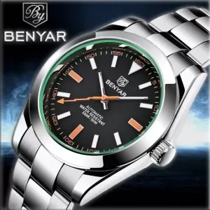 BENYAR Automatic Executive Edition Black Dial Wrist Watch (BY-1192)