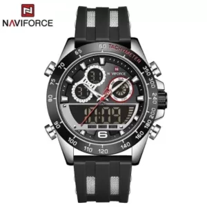 NAVIFORCE Dual Time Edition Charcoal Dial & Strap (nf-9188t-2)