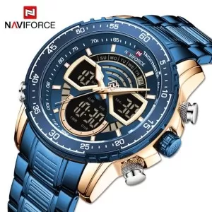 NAVIFORCE Dual Time Edition Blue Dial (nf-9189-6)