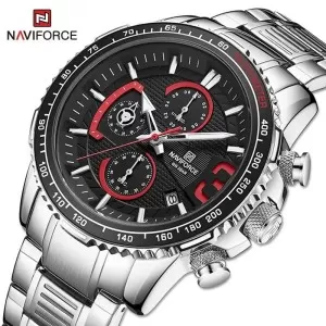 NAVIFORCE Chronograph Exclusive Edition Black Dial Wrist Watch (nf-8017-2)