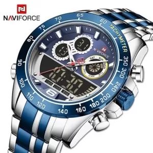 NAVIFORCE Dual Time Edition Blue Dial (nf-9188-4)