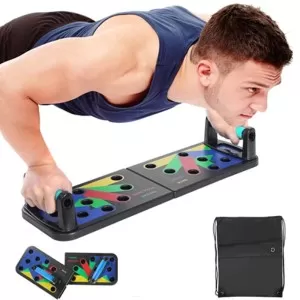 9 IN 1 Push Up Rack Board System Comprehensive Fitness Exercise Workout Pushup Stands