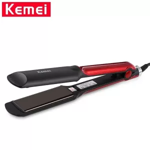 Kemei 531 Km-531 Professional Hair Straightner with Temperature Control ionic plate