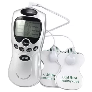 Branded Blue Idea Digital Therapy Machine Full Body Pulse Muscle Relax Massage 4 Pads