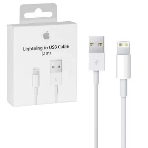 iPhone Data cable of Standard Length Fast Charging for Iphone 5-6-7-8-X-11 etc (white)
