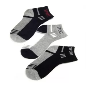 5 Pairs - Cotton Imported Ankle Socks For Men
