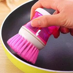 Liquid Soap Dishwasher Brush.