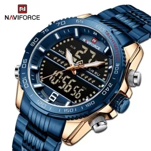 NAVIFORCE DUAL TIME 2022 EXCLUSIVE EDITION WRIST WATCH (nf-9195-3)