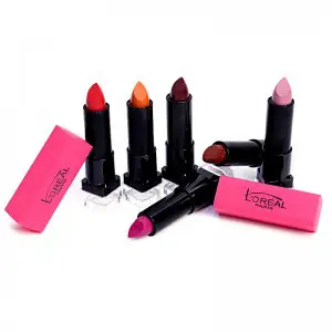 Pack of 6: Long Lasting Lipsticks