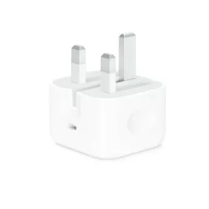 Apple 20W 3 Pin Charger USB-C Power Adapter Plug Fast Wall Adapter For iPhone