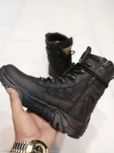Army Commando Boots - Black