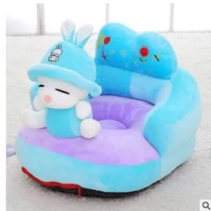 Baby's Cute Cartoon Plush Toys Support Chair Infant Learning To Sit Removable & Washable Baby Soft Seats Sofa