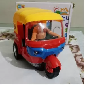 Battery operated Auto Rickshaw - Moving with Light n Music