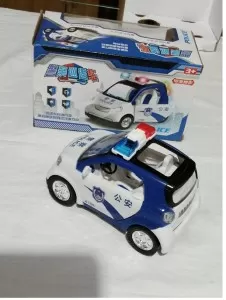 Battery Operated Police Car - Light & Music