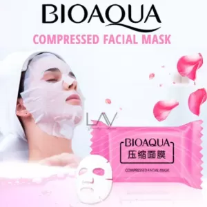 BIOAQUA Compressed Facial Tablet Face Sheet Mask 10Pcs